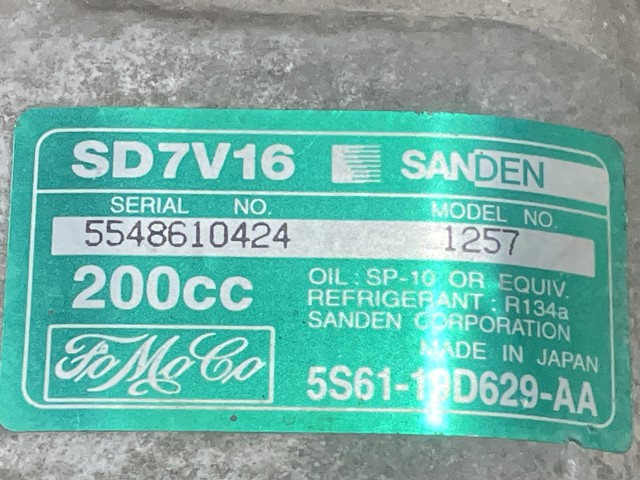 5S6119D629AA Ford