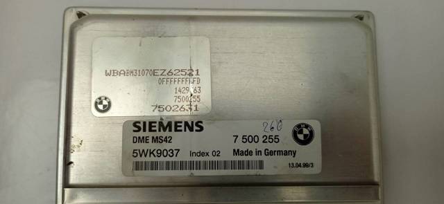 Sterownik silnika 5WK9037 BMW