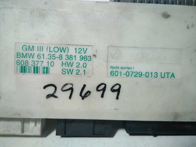 Blok komfortu BMW 7 E38