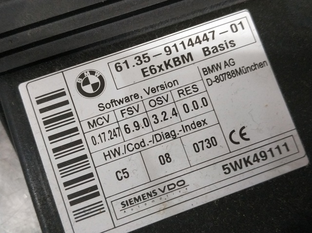 Blok komfortu 61359114447 BMW