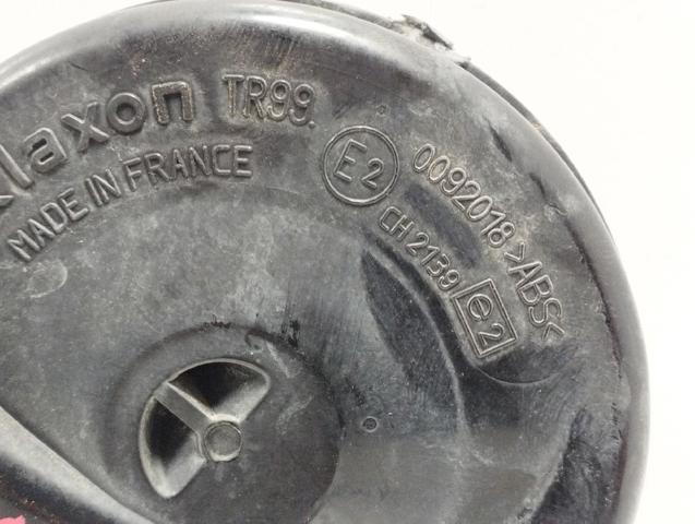 Sygnał dźwiękowy (klakson) Peugeot 607 9D, 9U