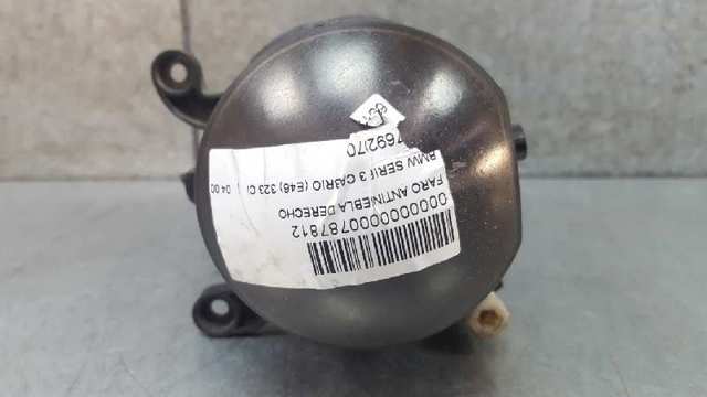 Lampa przeciwmgielna prawa 63176920704 BMW