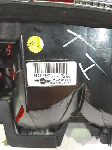 Lampa zespolona tylna lewa 63219808149 BMW