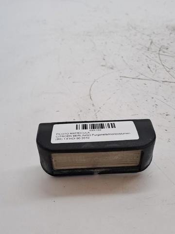 Lampa oświetlenia tylnej tablicy rejestracyjnej 6340G7 PEUGEOT