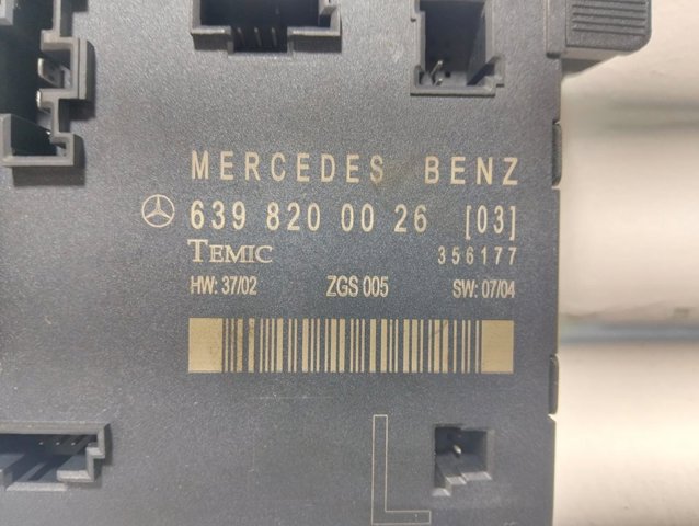 Blok komfortu przednich drzwi 6398200026 MERCEDES