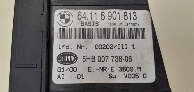 Sterownik trybów ogrzewania/klimatyzacji 64116901813 BMW