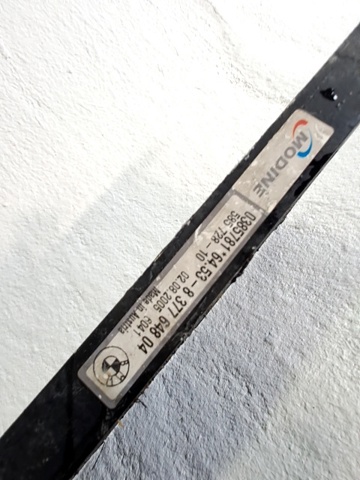Chłodnica klimatyzacji 64538377648 BMW