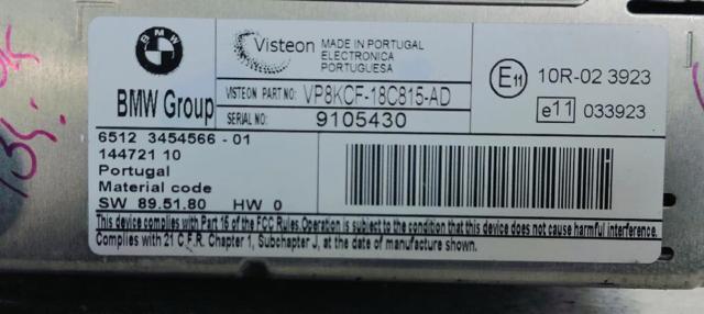 Radioodtwarzacz (radio AM/FM) MINI Cooper R56