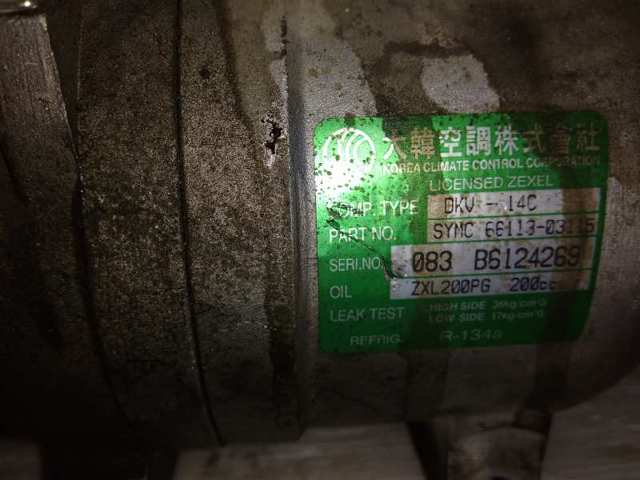 Sprężarka klimatyzacji 6611303115 SSANG YONG