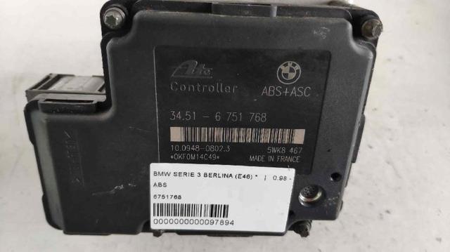 Sterownik ABS  hydrauliczny 6751768 BMW