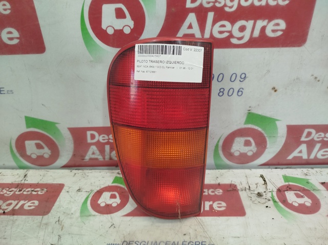 Lampa tylna Seat Inca