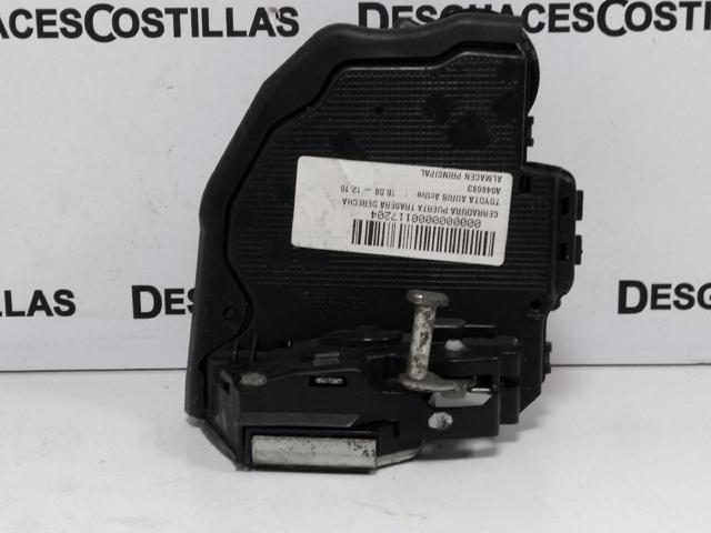 Zamek drzwi tylnych prawych 6905002180 TOYOTA