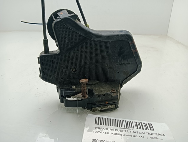 Zamek drzwi tylnych lewych 690600K040 TOYOTA