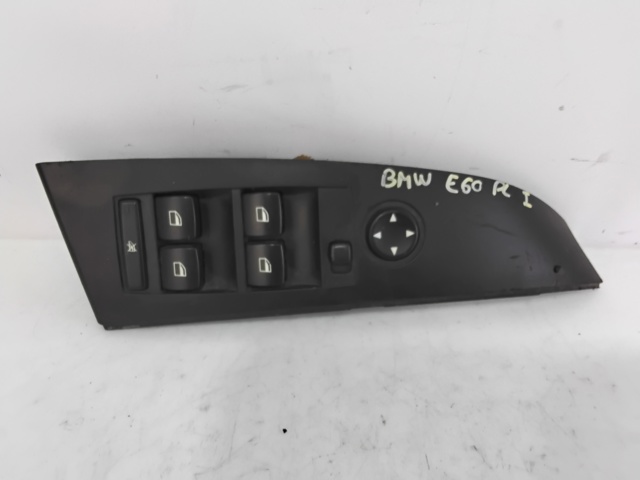 Panel przyciskowy sterowania podnośnikiem szyby przedni lewy 6951904 BMW