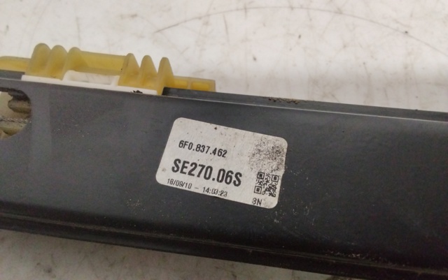 Mechanizm podnoszenia szyby drzwi przednich prawych 6F0837462 VAG