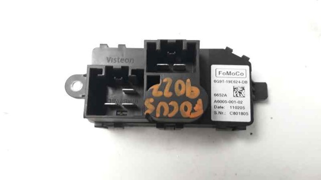 Rezystor wentylatora nagrzewnicy (ogrzewacza kabiny) 6G9T19E624DB FORD
