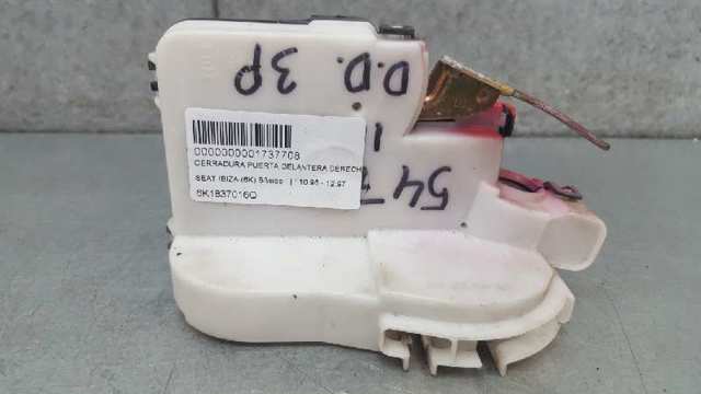 Zamek drzwi przednich prawych 6K1837016Q VAG