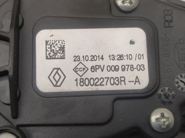 Pedał przyspieszenia (gazu) 6PV00997803 RENAULT
