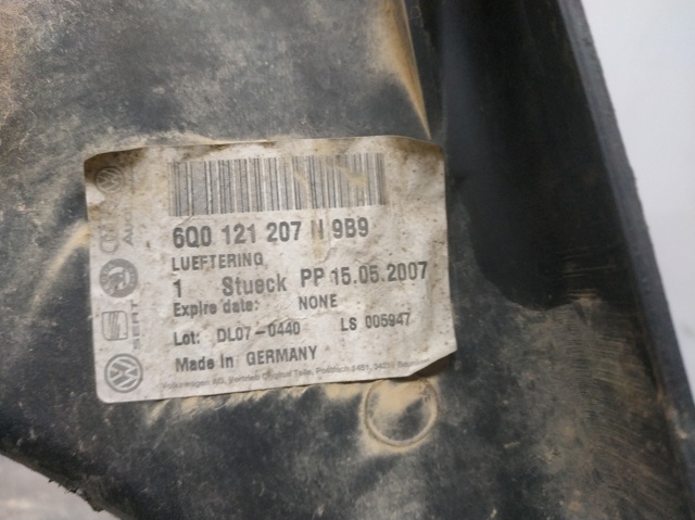 Dyfuzor chłodnicy klimatyzacji 6Q0121207N VAG