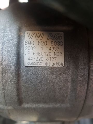 Sprężarka klimatyzacji 6Q0820803D VAG
