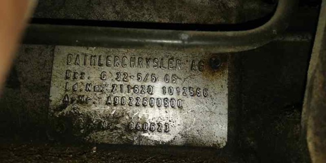 Mechaniczna skrzynia biegów w komplecie 711620 MERCEDES