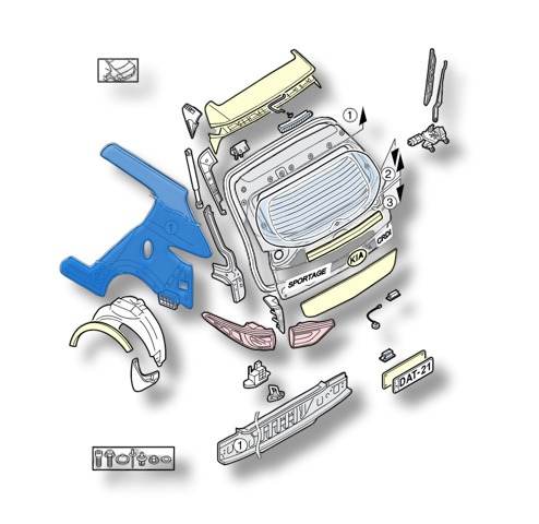 71503F1C00 Hyundai/Kia