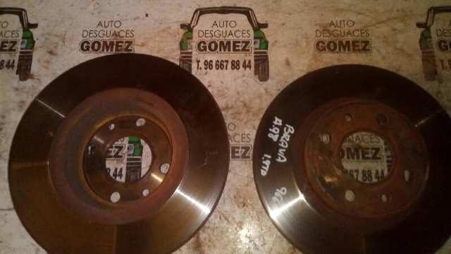 Tarcza hamulcowa przednia 71738373 FIAT