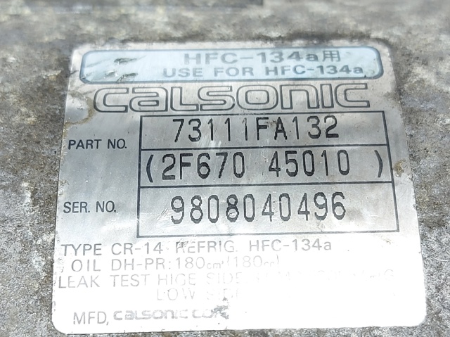 Sprężarka klimatyzacji 73111FA132 SUBARU