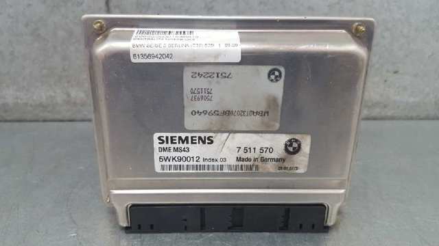Sterownik silnika 7511570 BMW
