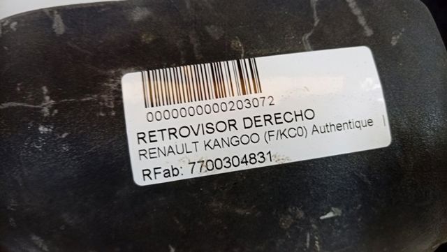 Lusterko wsteczne prawe 7700304831 RENAULT