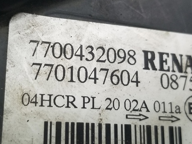 7700432098 Renault (RVI)