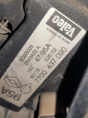 Alternator 7700437090 RENAULT