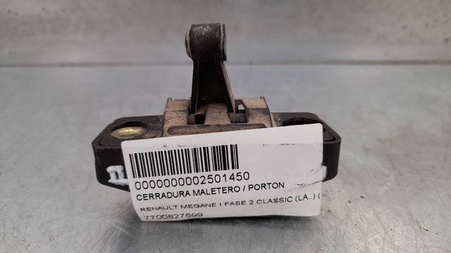 Zamek klapy bagażnika (3/5 drzwi tylnych) Renault Megane 1 LA0, LA1