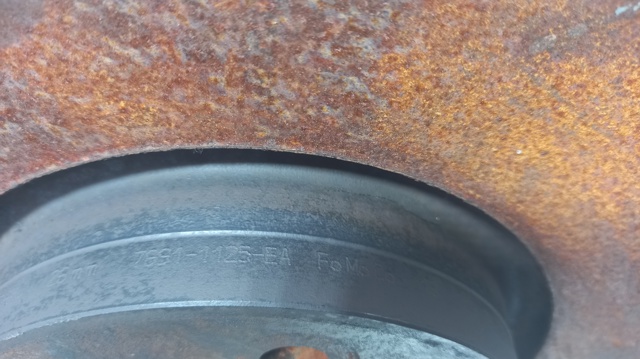 Tarcza hamulcowa przednia 7G911125EA FORD
