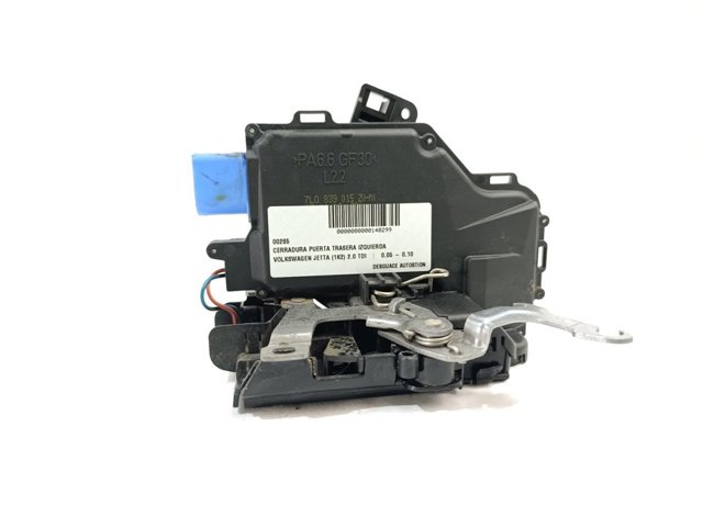 Zamek drzwi tylnych lewych 7L0839015 VAG