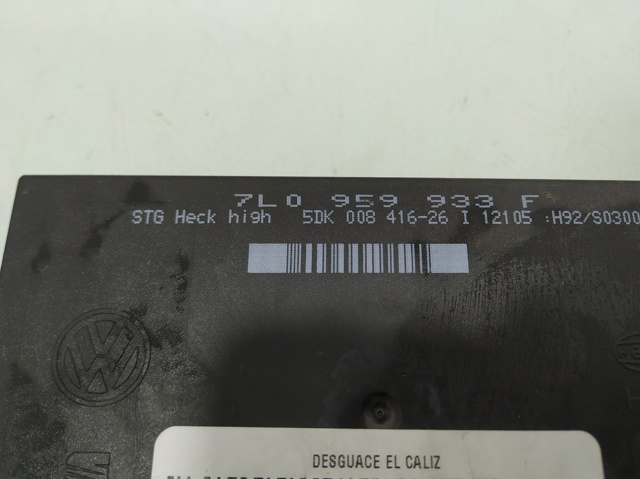 Blok komfortu Volkswagen Touareg 1 7LA, 7L6, 7L7