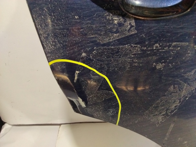 Drzwi tylne prawe Porsche Cayenne 2 92A