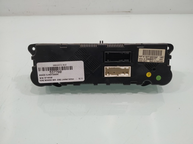 Sterownik trybów ogrzewania/klimatyzacji 7S7T18C612AF FORD