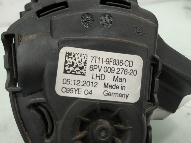 Pedał przyspieszenia (gazu) 7T119F836CD FORD
