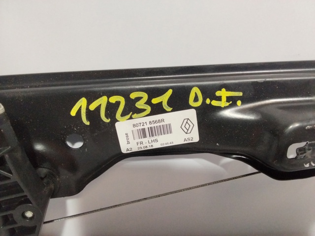 Mechanizm podnoszenia szyby drzwi przednich lewych 807218568R RENAULT