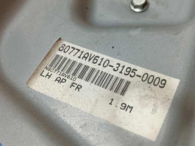 Mechanizm podnoszenia szyby drzwi przednich lewych 80771AV610 NISSAN