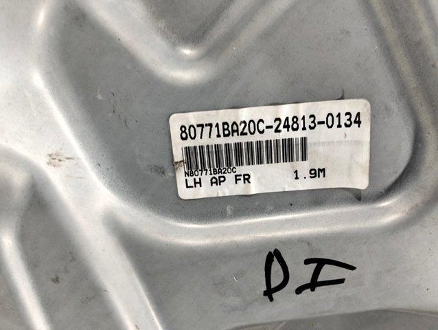 Mechanizm podnoszenia szyby drzwi przednich lewych 80771BA20C NISSAN
