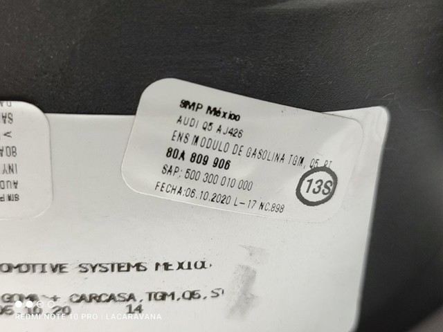 Klapka wlewu paliwa do Audi Q5 FYB, FYG