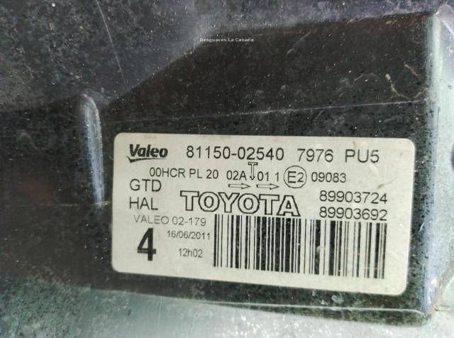 8117002540 Toyota