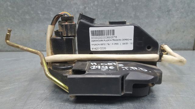 Zamek drzwi tylnych prawych 814201C020 HYUNDAI
