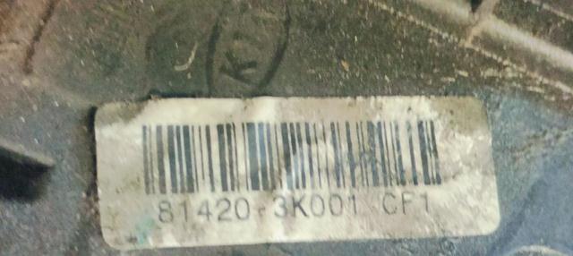 Zamek drzwi tylnych prawych Hyundai Sonata 5 NF