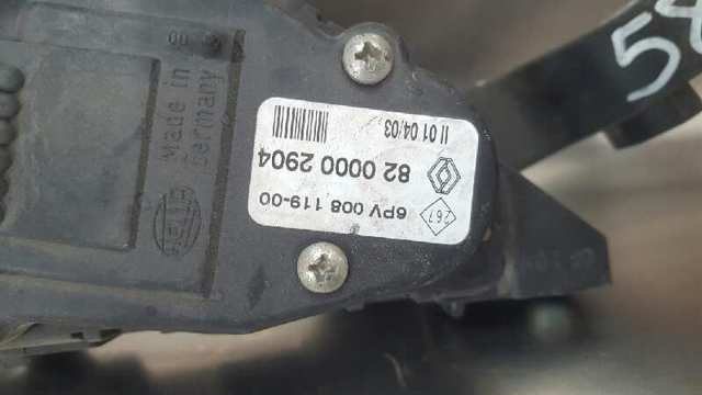 Pedał przyspieszenia (gazu) 8200002904 RENAULT