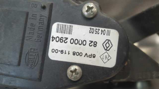 Pedał przyspieszenia (gazu) 8200002904 RENAULT