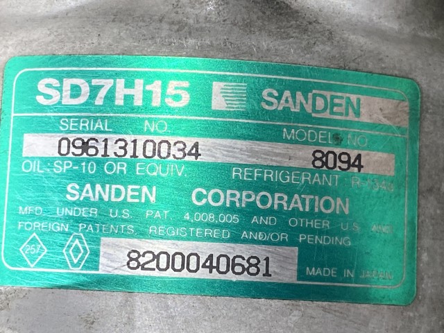 Sprężarka klimatyzacji 8200040681 MITSUBISHI