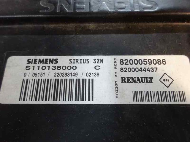 Sterownik silnika 8200059086 RENAULT